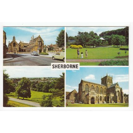Multiview of Sherborne Dorset Postcard 2495