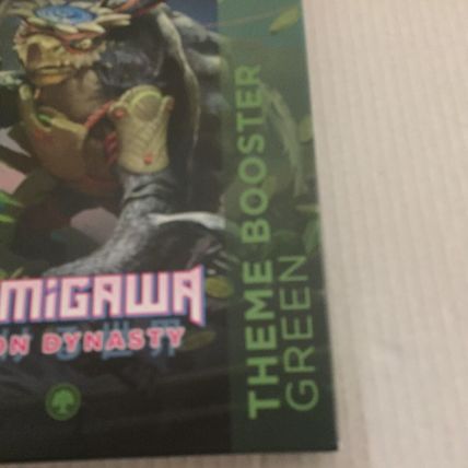 New Magic the Gathering Kamigawa Neon Dynasty Green Theme Booster - 35 Cards