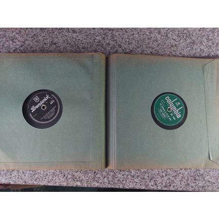 Vintage HIS MASTER'S VOICE 10" 78 Album Book Folder including 24 x 78RPM Records