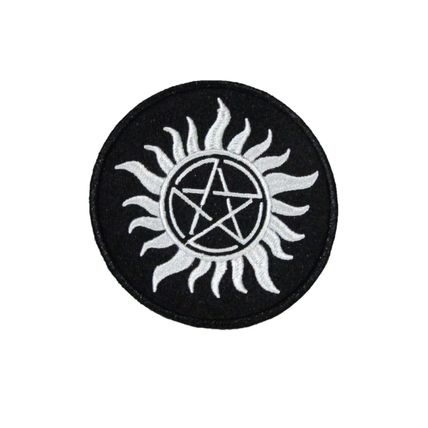 Anti-Possession Witch Wiccan Iron On Patch Patches Sew Embroidered Badge P122
