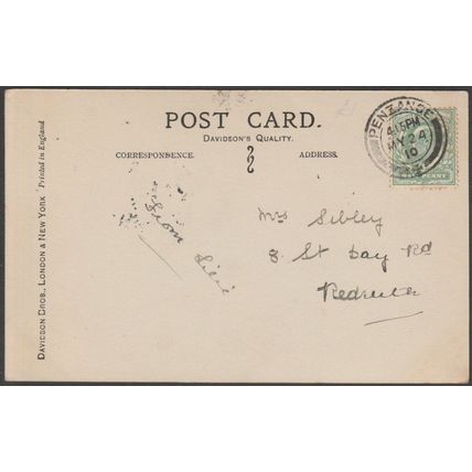 A Fairy Dell, Dalry, Ayrshire, 1910 - Davidson Bros RP Postcard