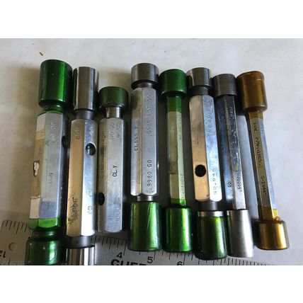 LOT PLUG GAGE GO NOGO VAN KEUREN .9000,9050,910,920,9100,9150,946,9980,90  50,ES