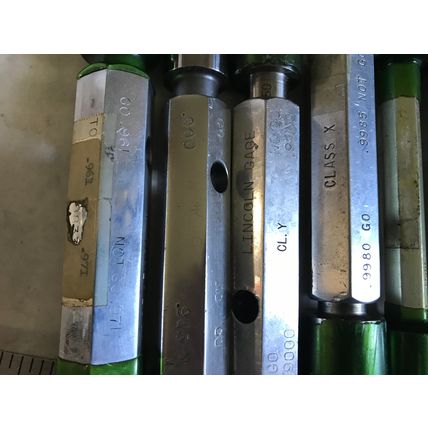 LOT PLUG GAGE GO NOGO VAN KEUREN .9000,9050,910,920,9100,9150,946,9980,90  50,ES