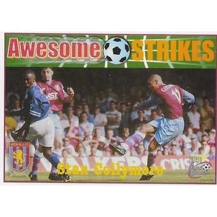 Futera's Aston Vila 1997-98 Fans' Selection: Awesome Strikes - No. 60, Collymore