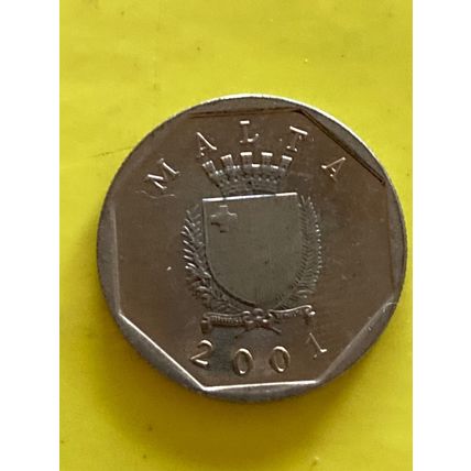 Umlaufmünze Malta 5 Cent 2001