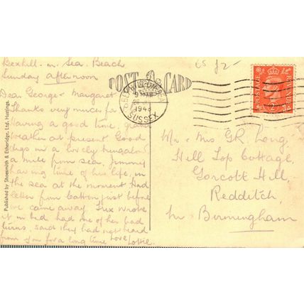 Marina Gardens, Bexhill, Sussex, England, 1948, Postcard