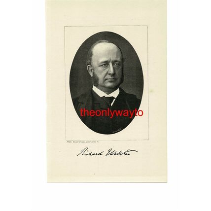 Sir Richard Webster, Attorney-General, Book Illustration (Print),1895