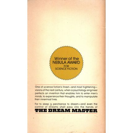 The Dream Master by Roger Zelazny ( Ace Books | 3rd. Printing | 1973 )