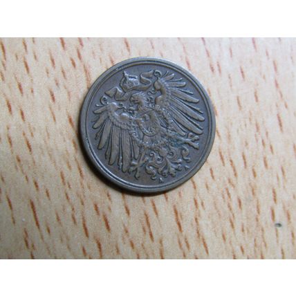 1902a 1 Pfennig Germany Empire Coin