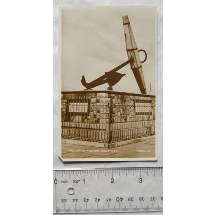 vintage postcard Victory's Anchor, Southsea