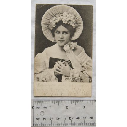 1903 postcard Miss Cameron - Actress