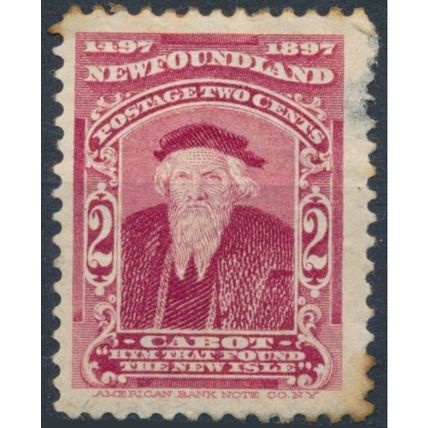 400ᵗʰ Anniv Discovery of Newfoundland: 2c - Newfoundland 1897 - FH - SG 67