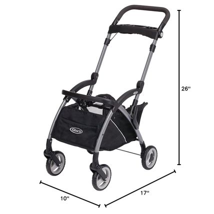 Graco Snugrider Elite Car Seat Carrier, Lightweight Frame, Travel Stroller Accep