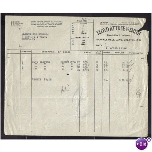 LLOYD ATTREE & SMITH LTD,DALSTON ,LONDON,E8, 1APR46