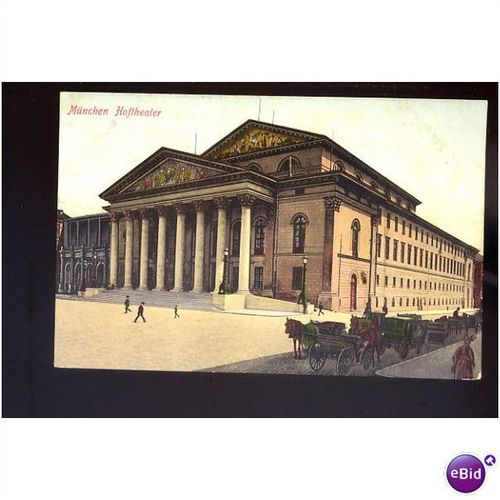 Germany MUNCHEN Hoftheater Postcard by B.& K.M. (16)