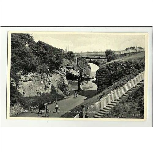 Durham SUNDERLAND Roker Park Entrance Postcard by Valentine (H.5757)