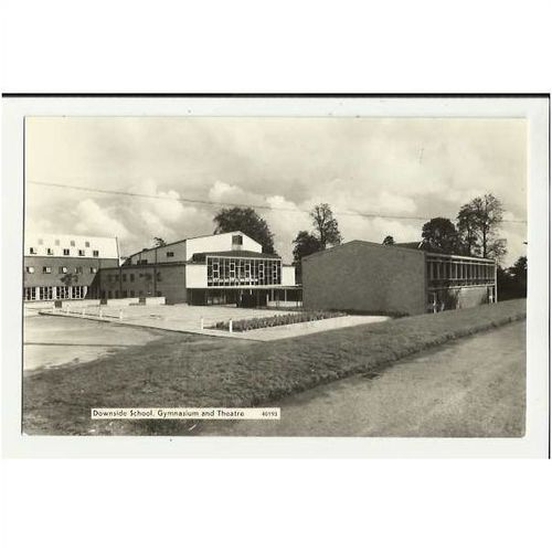 Somerset DOWNSIDE School Gymnasium & Theatre Postcard (40193)