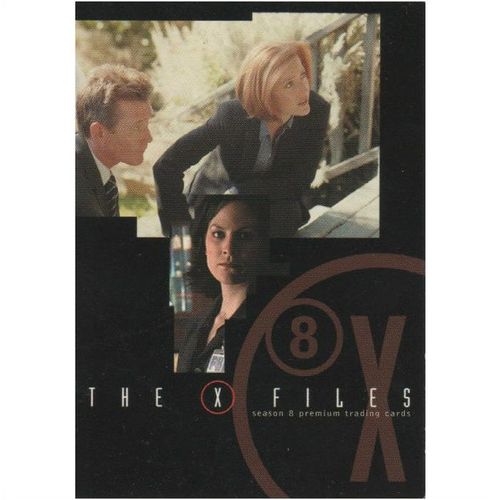 PROMO CARD - X-FILES SEASON 8 - XF8-UK (2002)