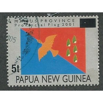 PNG 2004 5t ON 20t 'MANUS PROVINCE' FINE USED (EBID43-527)