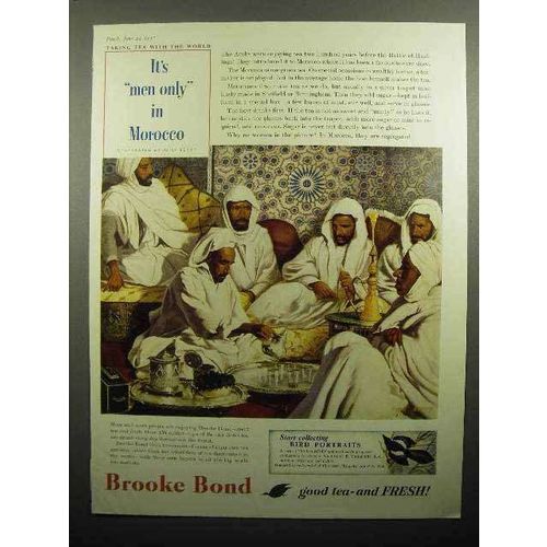 1957 Brooke Bond Tea Ad - Men Only In Morocco
