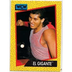 WCW ' EL GIGANTE ' card # 89 (1991)