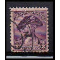 Used 708 3c George Washington Barely Clears Z0596