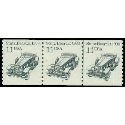 2131v 11c Stutz Bearcat Very Fine MNH Dry Gum PNC 3/3 R0366