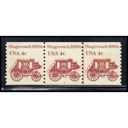 1898A 4c Stagecoach Fine MNH Dry Gum PNC 5/3 PA2275