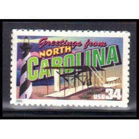 3593 34c North Carolina Fine MNH V2740