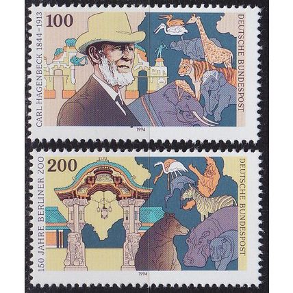 GERMANY BUND [1994] MiNr 1734-35 ( **/mnh ) Tiere