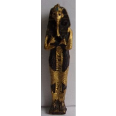 MINI KING TUT PHARAOH SARCOPHAGUS WITH MUMMY FIGURINE