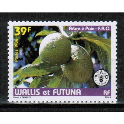 1986 Wallis and Futuna - World Food day breadfruit - Sc# 331 Mint NH