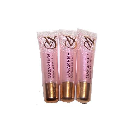 Victoria's Secret Sugar High Flavored Lip Gloss 13 g each - Lot of 3