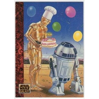 STAR WARS ' GALAXY series 1 ' card # 76 ( 1993 )