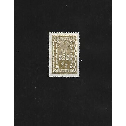 AUSTRIA STAMP - 1/2 KRONE. #AUS/EU/34