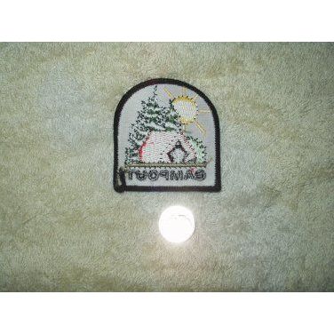 GIRL SCOUTS / BROWNIES CAMPOUT PATCH GSA ACTIVITY FUN