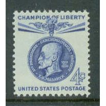 1147 4c Thomas Masaryk Fine MNH MA0234
