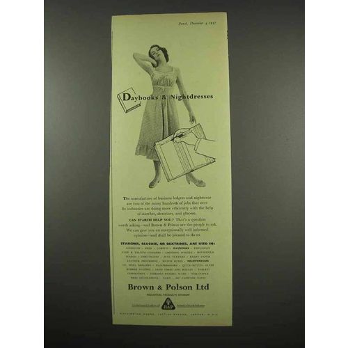 1957 Brown & Polson Industrial Products Ad - Daybooks