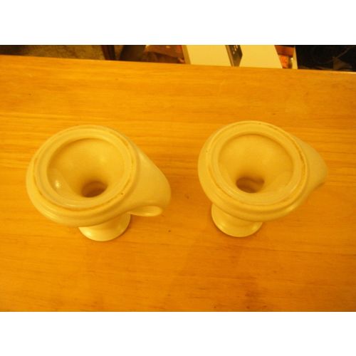 Vintage Pair of Pfaltzgraff Yorktowne Candle Holders