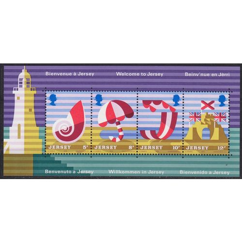 ENGLAND GREAT BRITAIN [Jersey] MiNr 0119-22 Block 1 ( **/mnh )