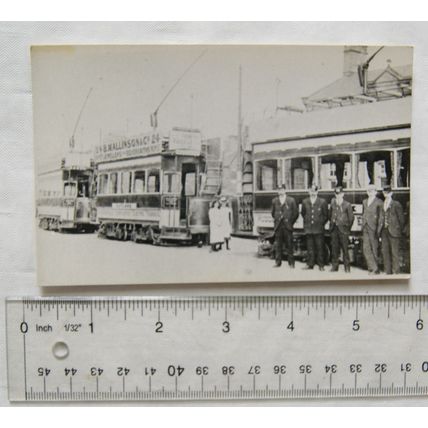 Photo Huddersfield Tram in early 1900s