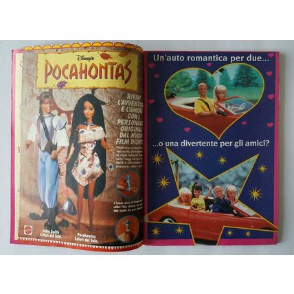 1995 Italian Barbie Comic Holiday Edition November / Foil Cover 80 Pgs VF/NM