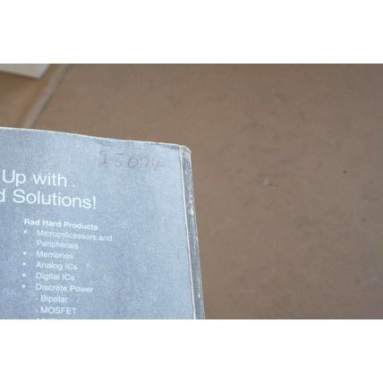 1993 Harris Radiation Hardened Space Product Databook Datasheet Manual
