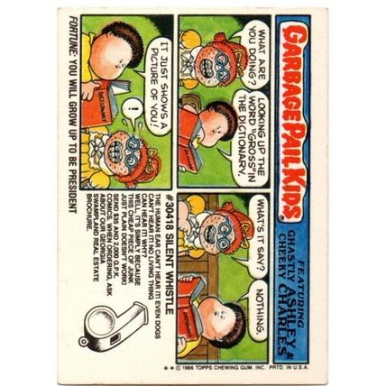 1986 Garbage Pail Kids Stickers #230B HANDY ANDY