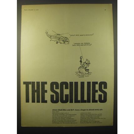 1965 Shell-Mex BP Oil Ad - The Scillies