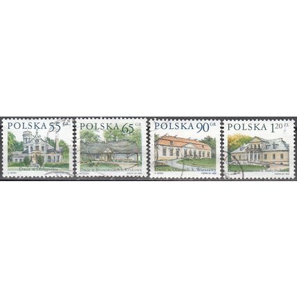 Polska 1998 Michel 3695 - 3698 O Cote (2008) 1.90 Euro Maisons Cachet rond