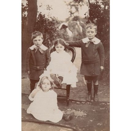 Boys Cross Dressed As Girls Transgender By Mistake Antique RPC Fashion Postcard