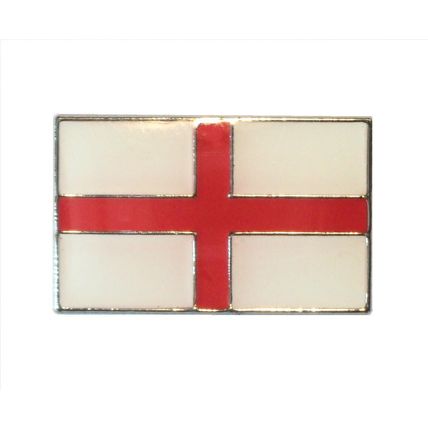 England National Flag English St Saint George's Cross Metal Enamel Badge 19mm