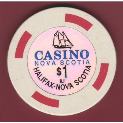 Casino Nova Scotia. $1 Casino Chip. Halifax, Canada. I48.