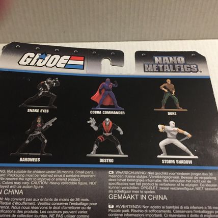 New G.I. Joe 6 Pack 1.5'' Metal Figure